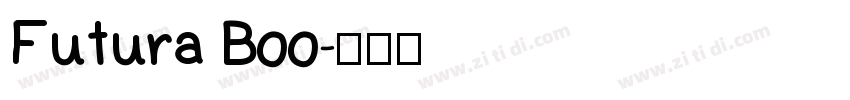 Futura Boo字体转换